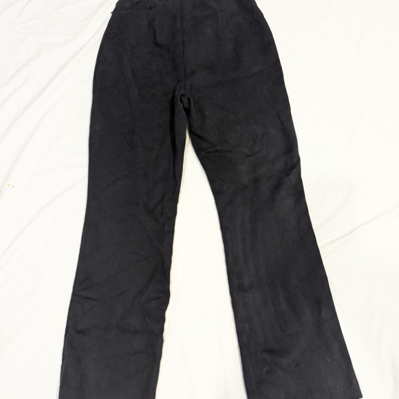INC black faux suede super soft side zip dress pants size 6 petite - Picture 9 of 9